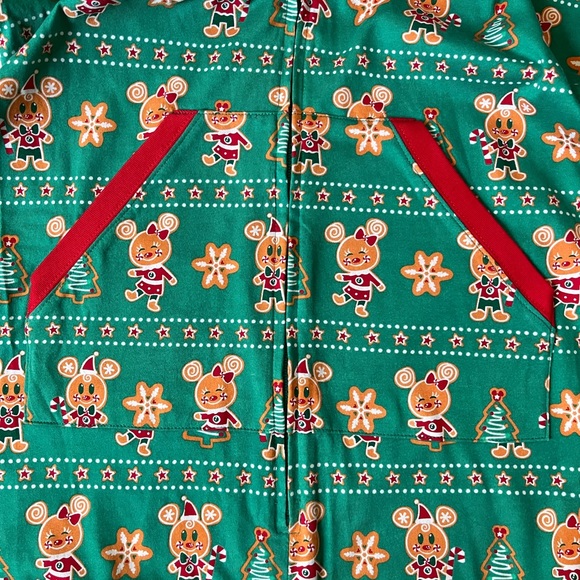 Disney Christmas Adult Coverall~Disney Christmas Pajamas Medium~Adult Onesie - Picture 4 of 8